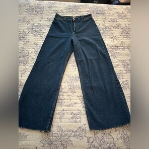 Mango Catherine Blue Jeans size 6 wide leg